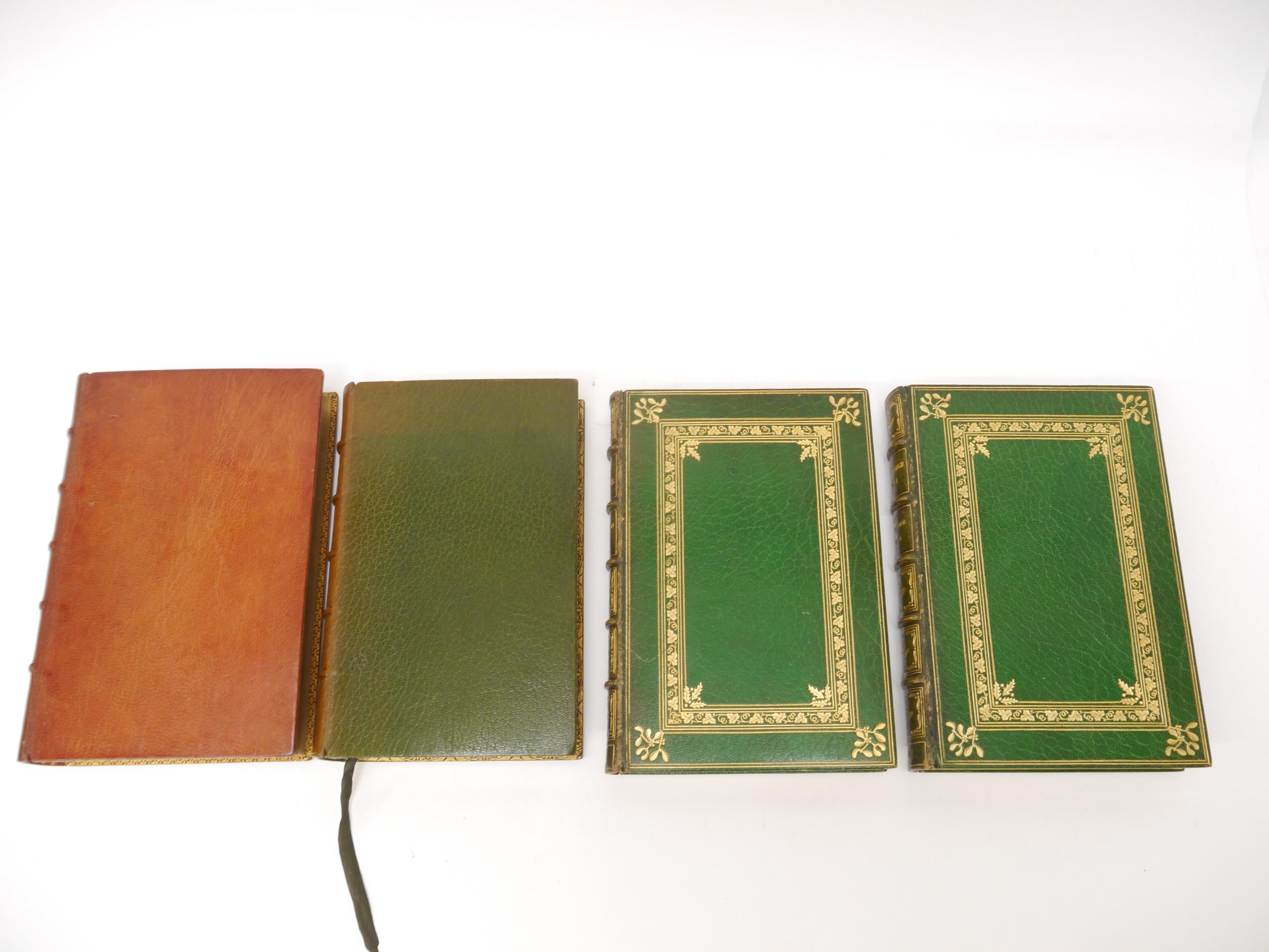 (Fine Bindings, Zaehnsdorf, Riviere.) A collection of four assorted fine signed bindings, - Image 2 of 8