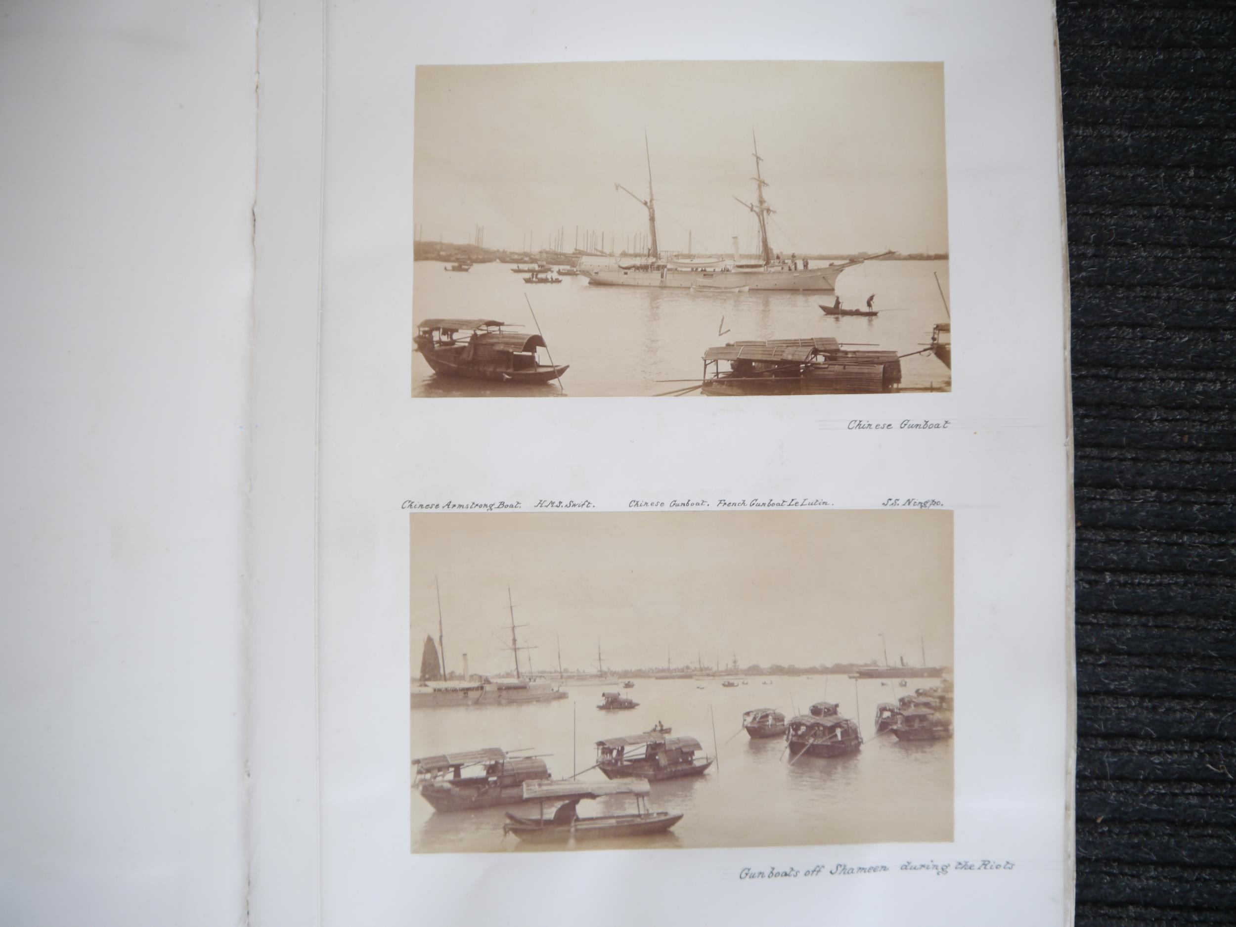 (Lai Afong, China, Canton, Hong Kong, Singapore, Asia.) Three large photograph albums containing - Image 53 of 86