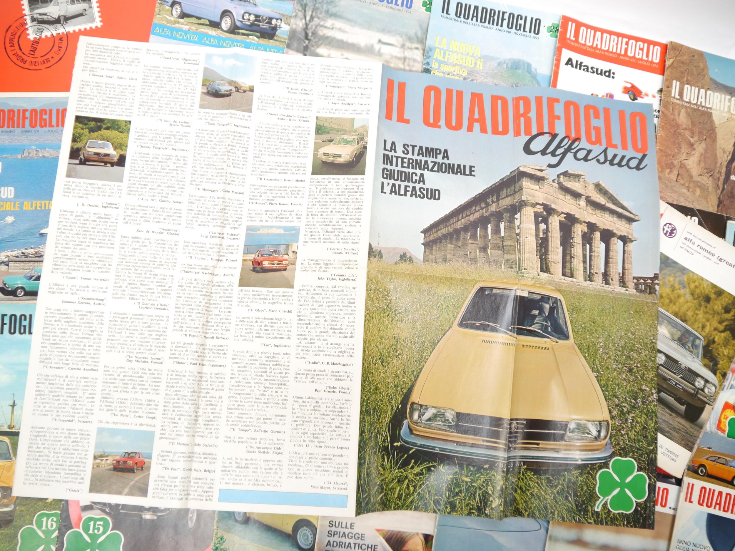 (Alfa Romeo, Motoring, Motor Racing.) Twenty one issues of 'Il Quadrifoglio. Trimestrale Dell ' - Image 3 of 5