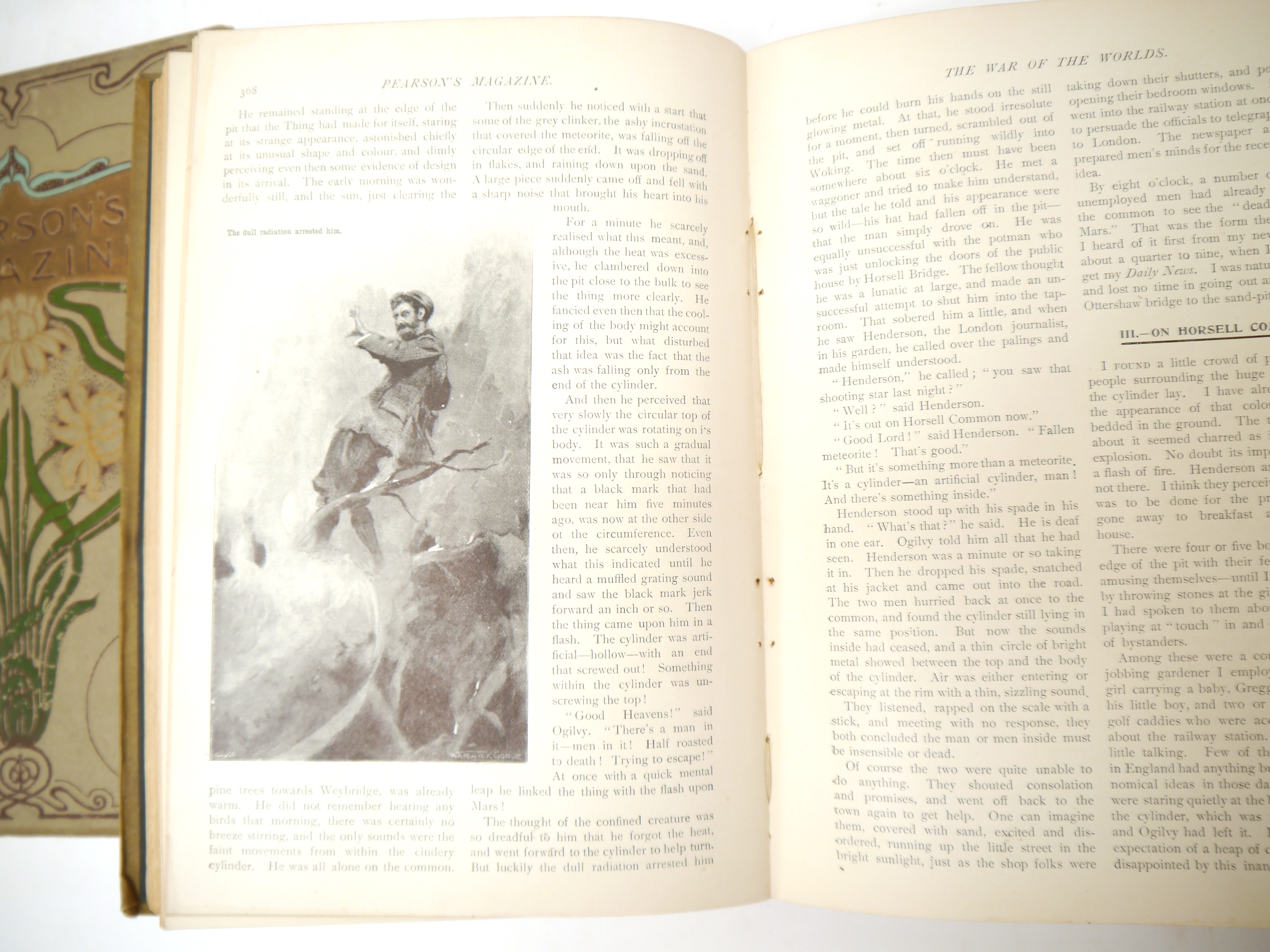 H.G. Wells; Warwick Goble (ill.): 'The War of the Worlds. Pearson's Magazine Volumes III & IV, - Bild 3 aus 14