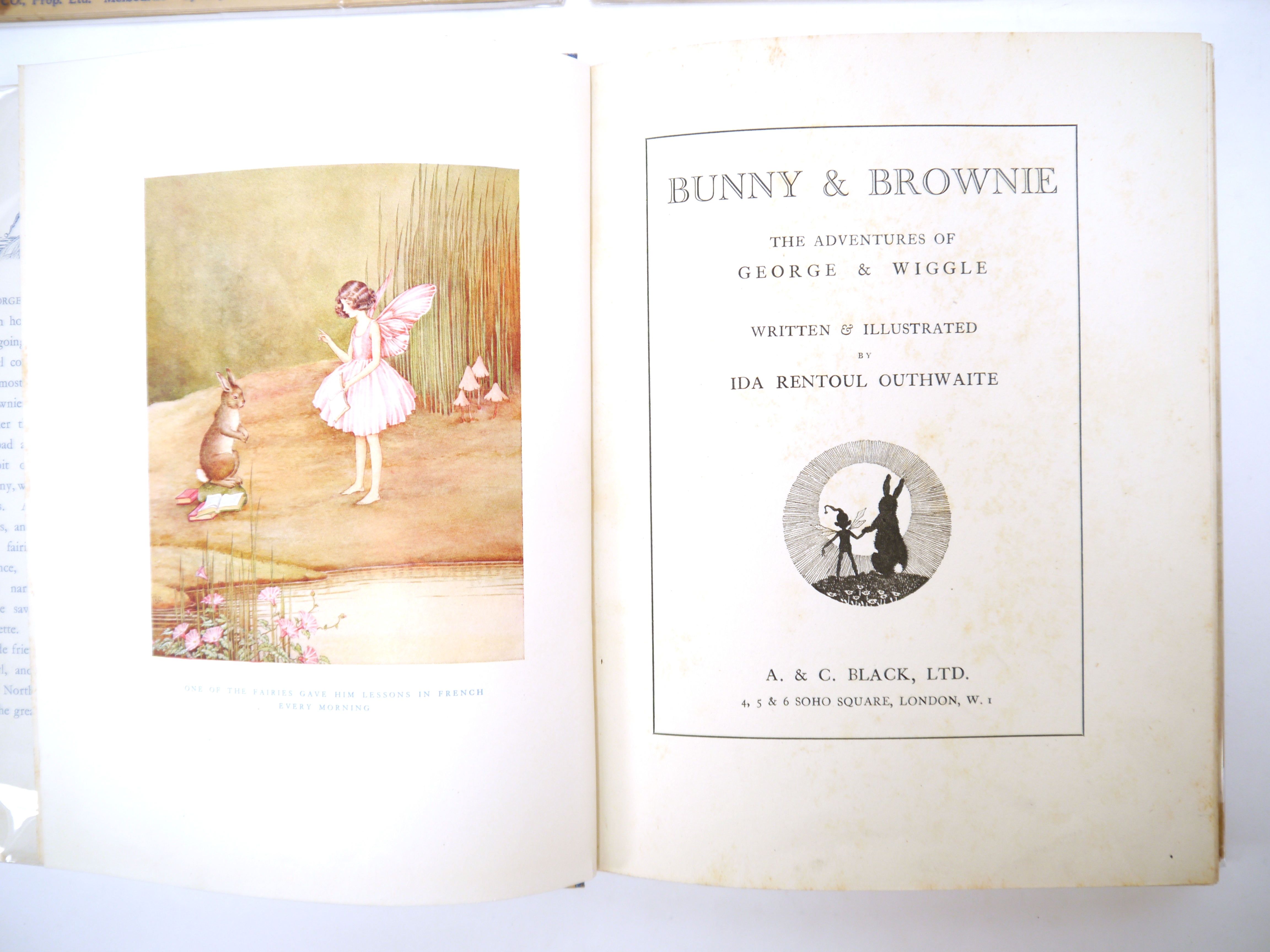 Ida S. Rentoul Outhwaite, 6 titles, comprising: 'Mollie’s Bunyip', Melbourne, Robert Jolley, 1904, - Image 4 of 9