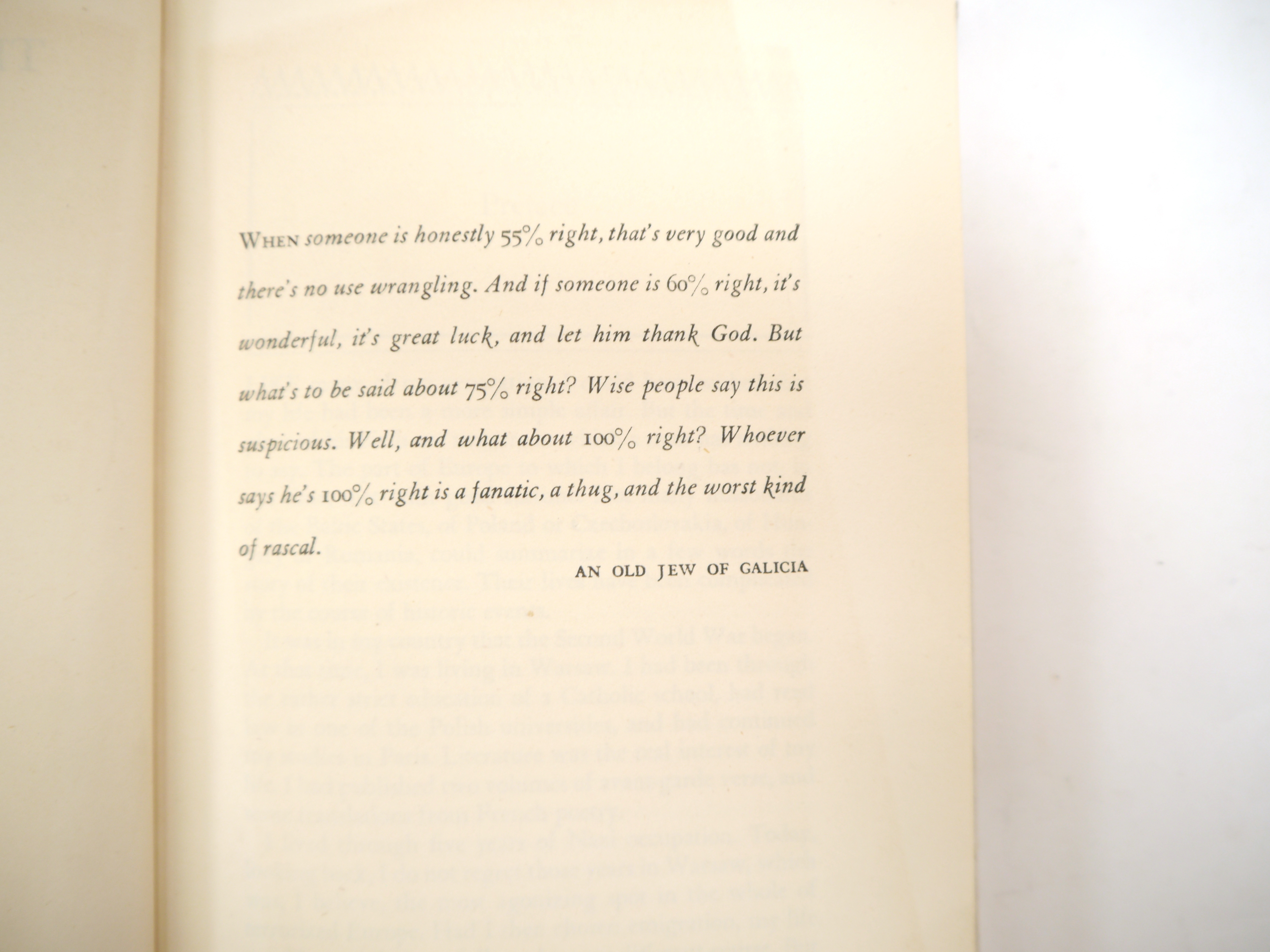 Czeslaw Milosz: 'The Captive Mind', London, Secker & Warburg, 1953, 1st UK edition, translated - Image 4 of 7