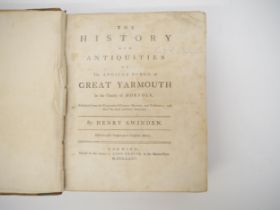 Henry Swinden: 'The History and Antiquities of The Ancient Burgh of Great Yarmouth in the County