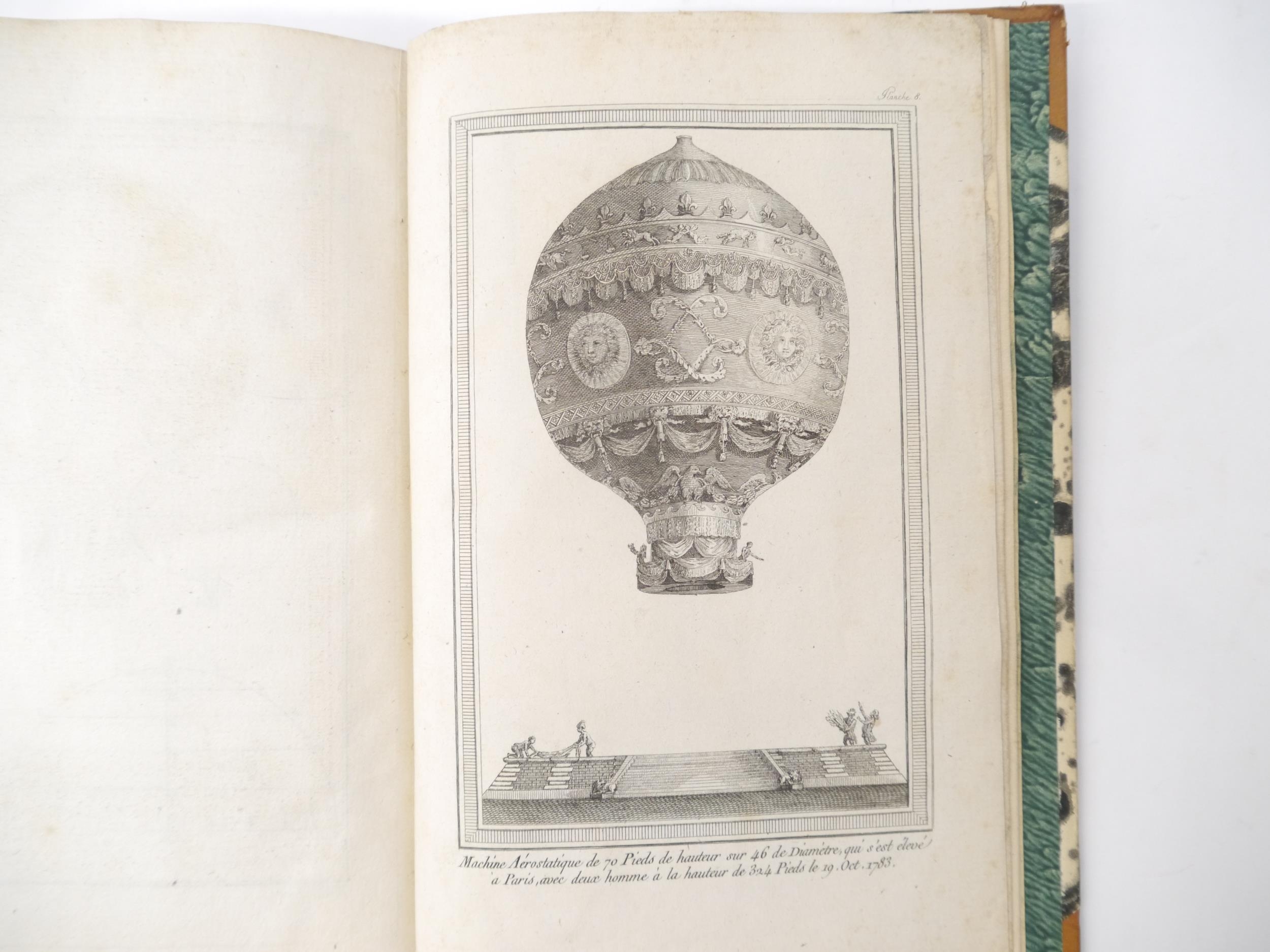 (Ballooning, Aviation, Montgolfier Brothers.) Barthelemy Faujas de Saint-Fond: 'Description des - Bild 8 aus 11