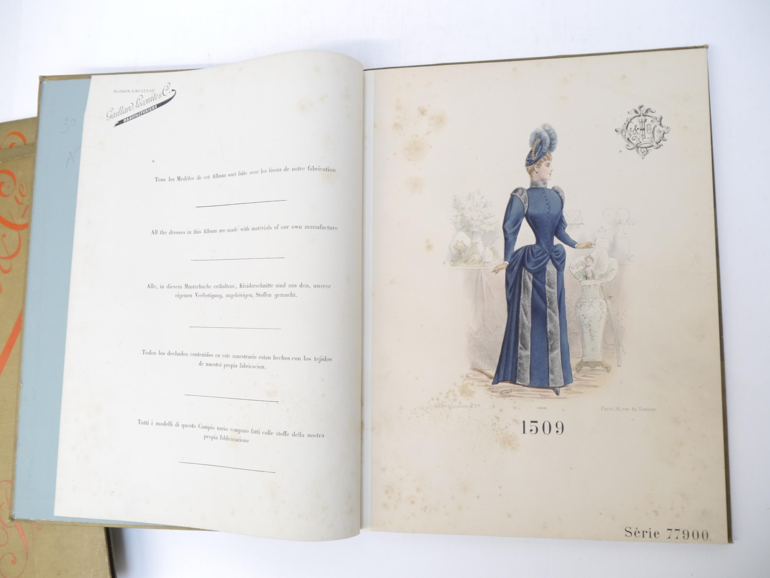 (Fashion Plates, Costume.) Four Trade Catalogues c.1880 for Maison A. Bulteau, Gaillard, Lecomte & - Image 15 of 18
