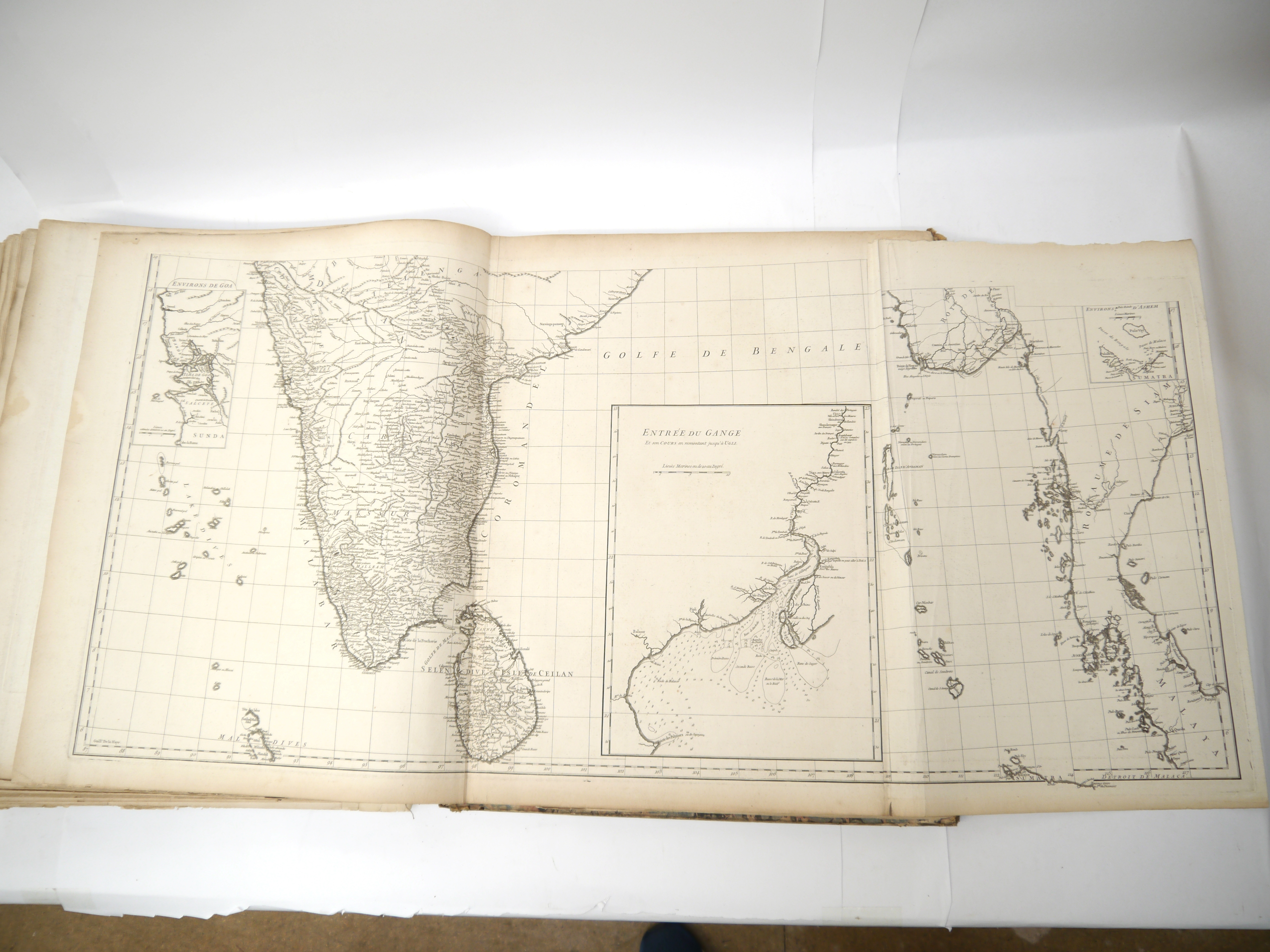 (Atlas.), EARLIEST ISSUES INCLUDING LOUISIANA, JEAN BAPTISTE BOURGUIGNON D’ANVILLE. A Composite - Image 10 of 33