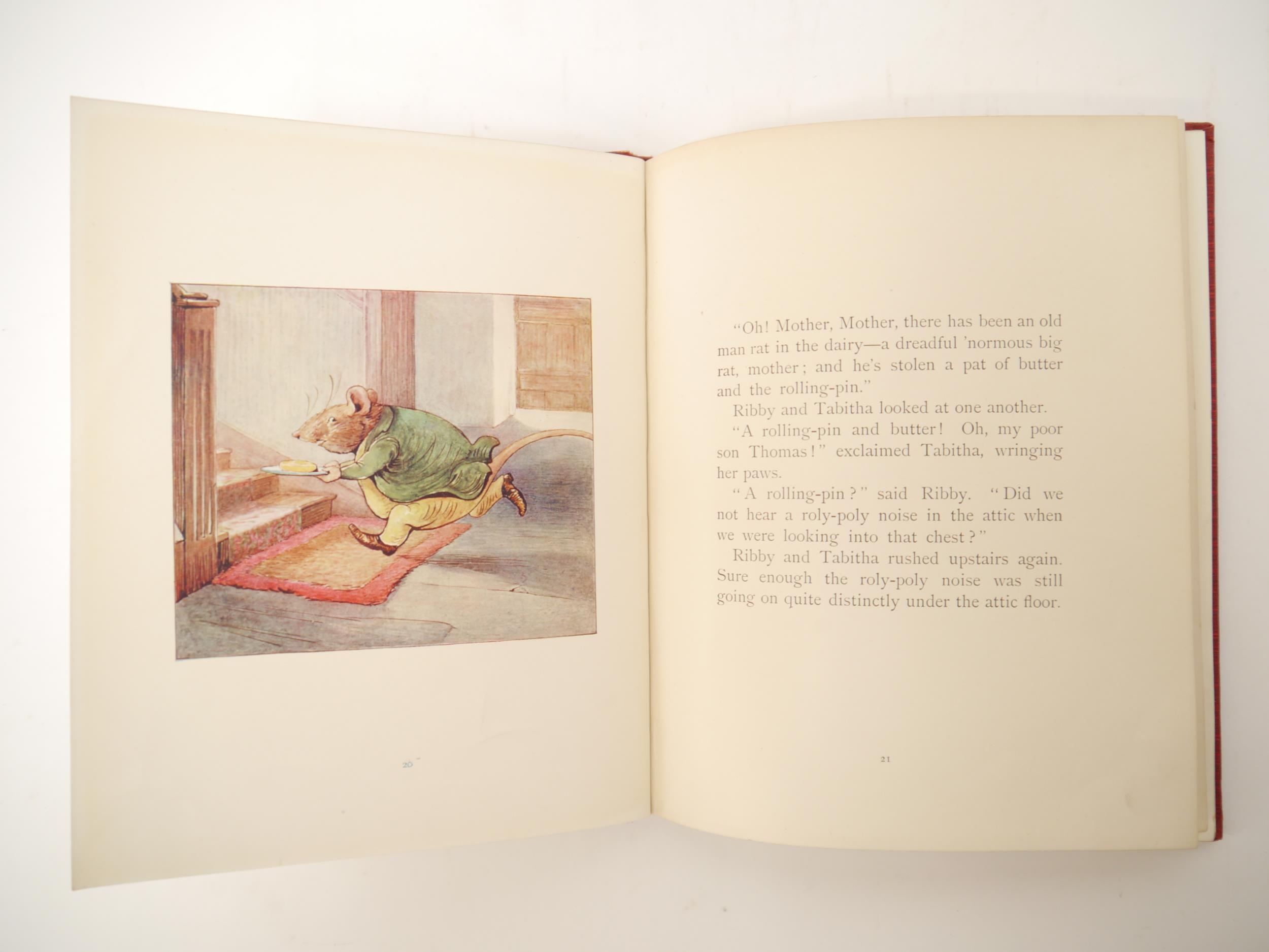 Beatrix Potter: 'The Roly-Poly Pudding', London, Frederick Warne, 1908, 1st edition, 1st issue ( - Image 3 of 7