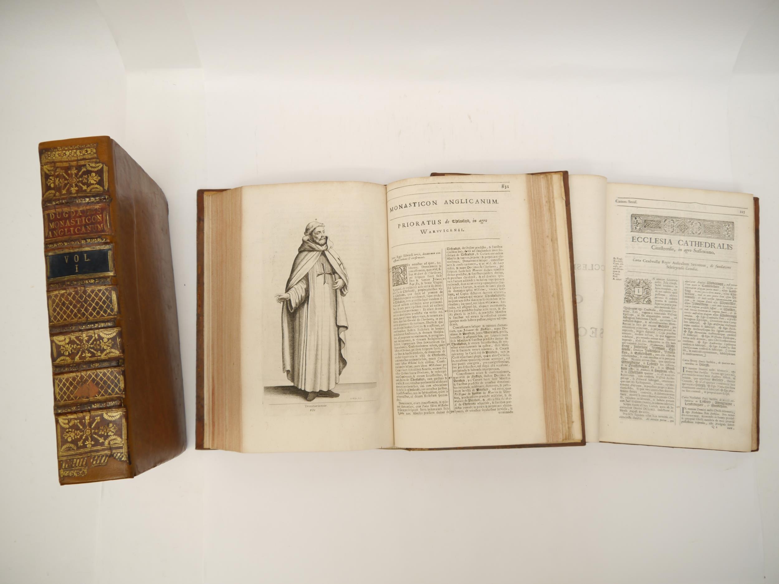Sir William Dugdale: 'Monasticon Anglicanum sive Pandectae Coenobiorum Benedictinorum, - Bild 4 aus 4