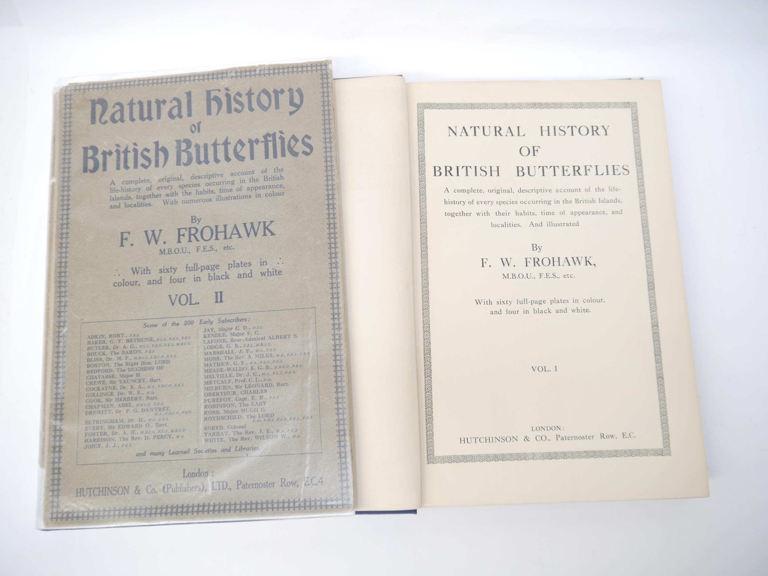 Frederick William Frohawk: 'Natural History of British Butterflies', London, Hutchinson, [1914], 1st