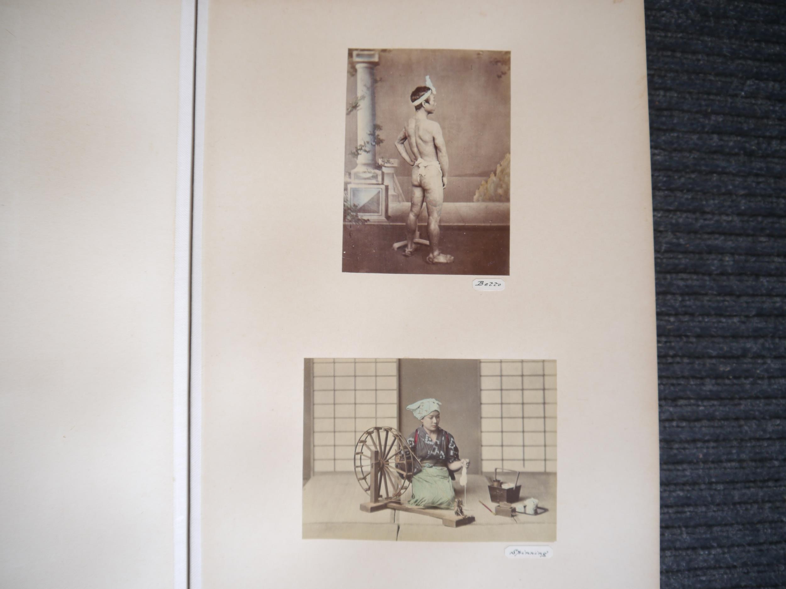 (Lai Afong, China, Canton, Hong Kong, Singapore, Asia.) Three large photograph albums containing - Image 61 of 86