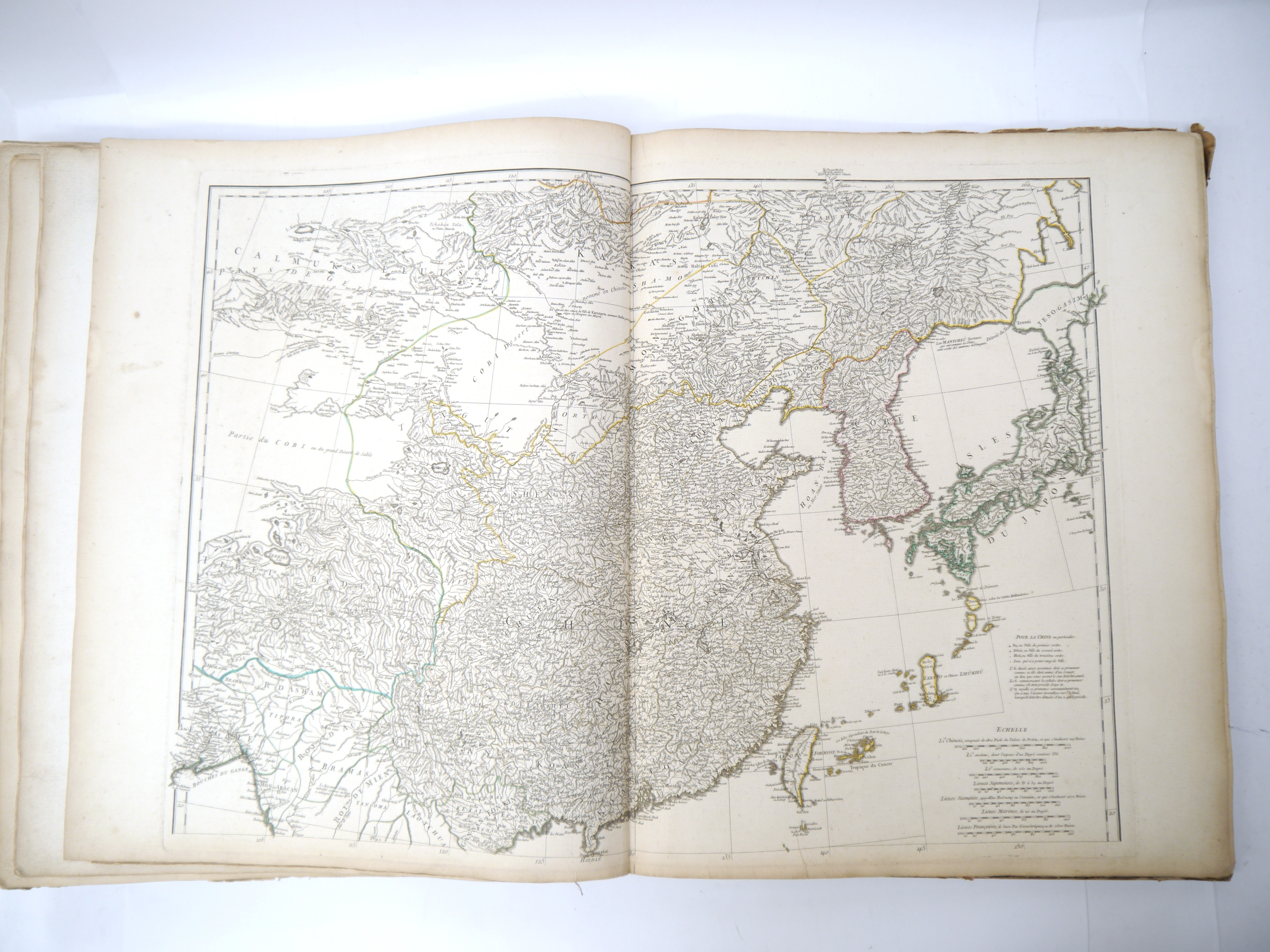 (Atlas.), EARLIEST ISSUES INCLUDING LOUISIANA, JEAN BAPTISTE BOURGUIGNON D’ANVILLE. A Composite - Image 12 of 33