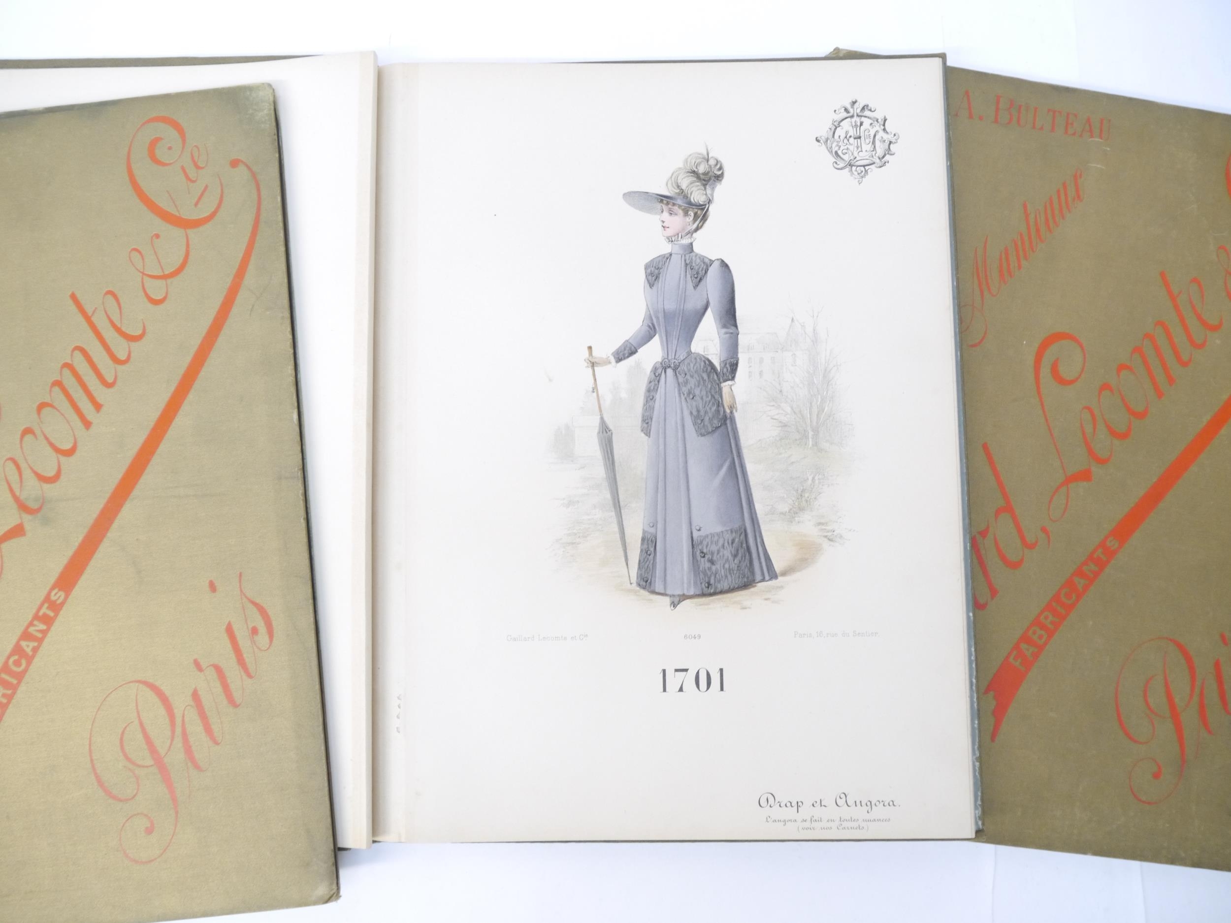 (Fashion Plates, Costume.) Four Trade Catalogues c.1880 for Maison A. Bulteau, Gaillard, Lecomte & - Image 7 of 18