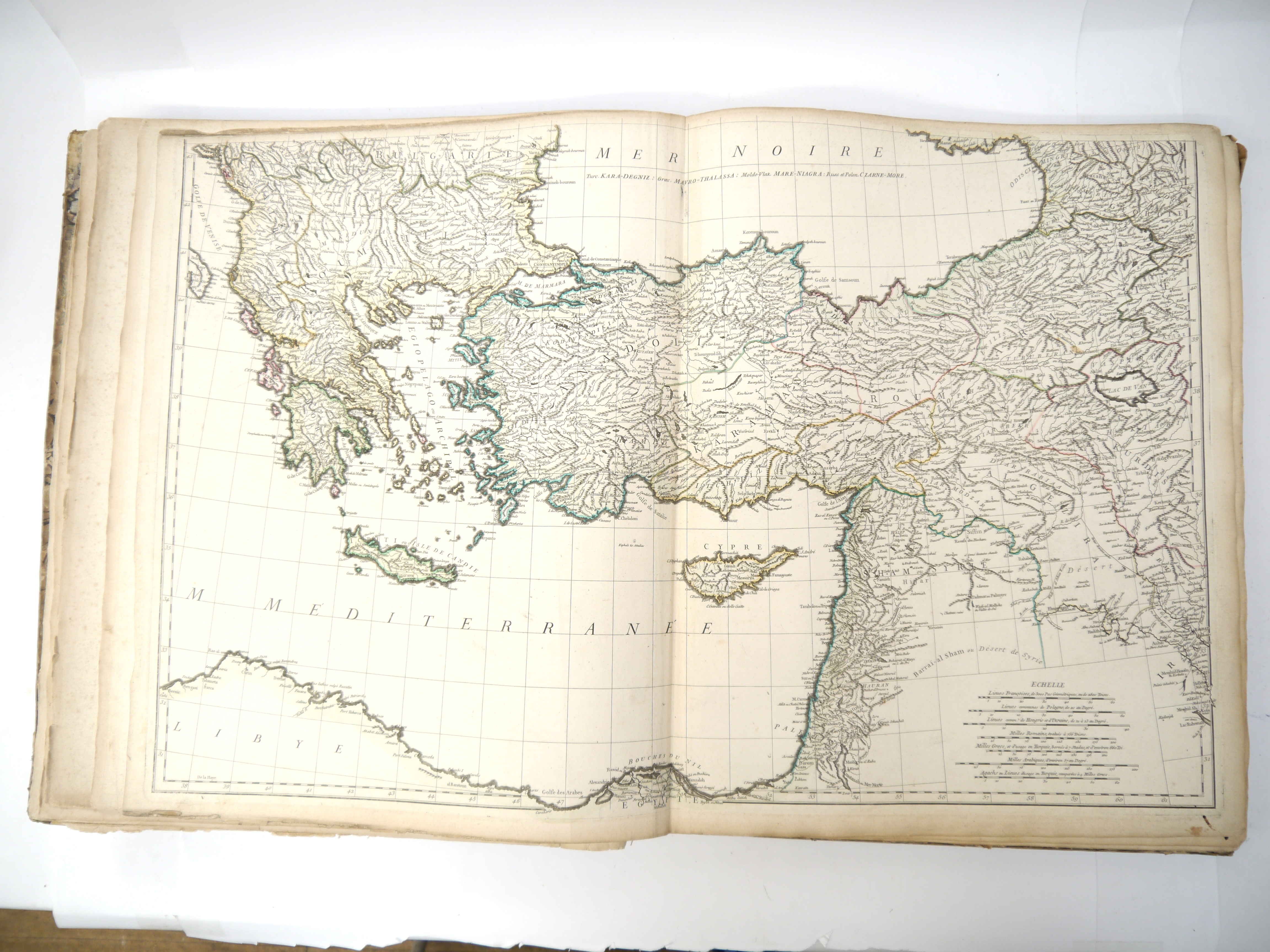 (Atlas.), EARLIEST ISSUES INCLUDING LOUISIANA, JEAN BAPTISTE BOURGUIGNON D’ANVILLE. A Composite - Image 16 of 33