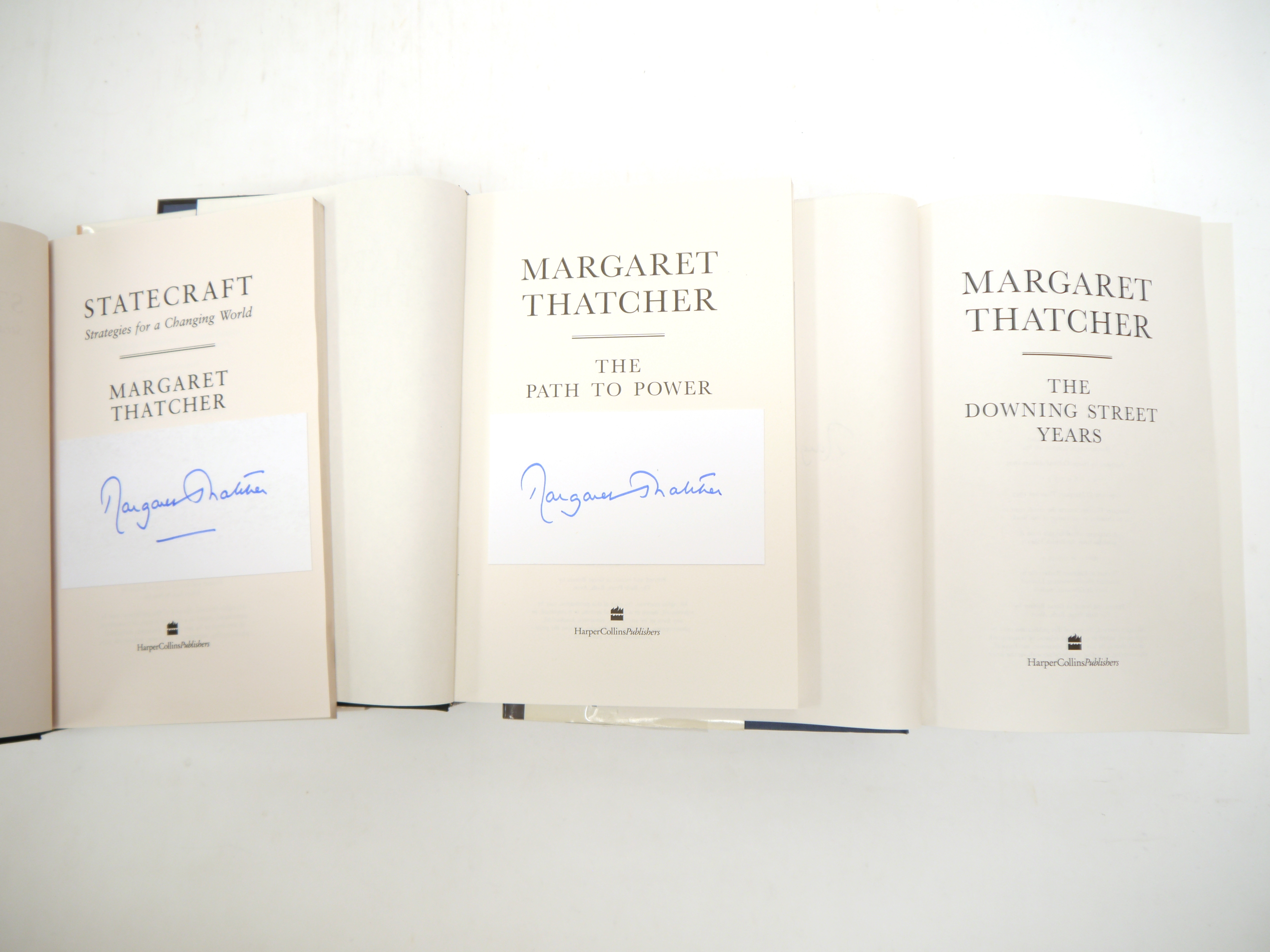 Margaret Thatcher, 3 titles, all signed first editions, first impressions, all published London, - Image 2 of 7