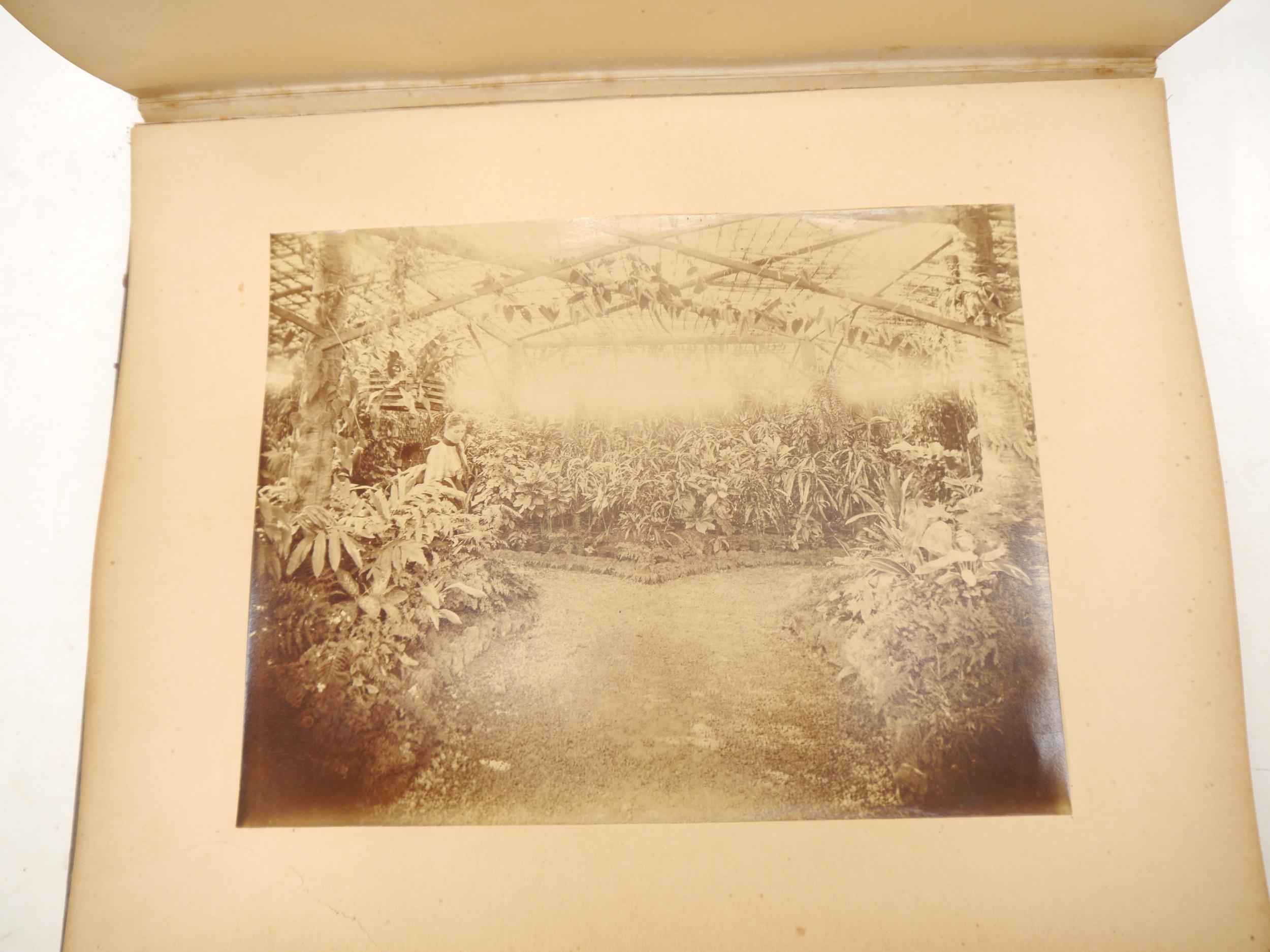 A circa late 19th Century photograph album containing approximately 18 albumen print and other - Bild 13 aus 17