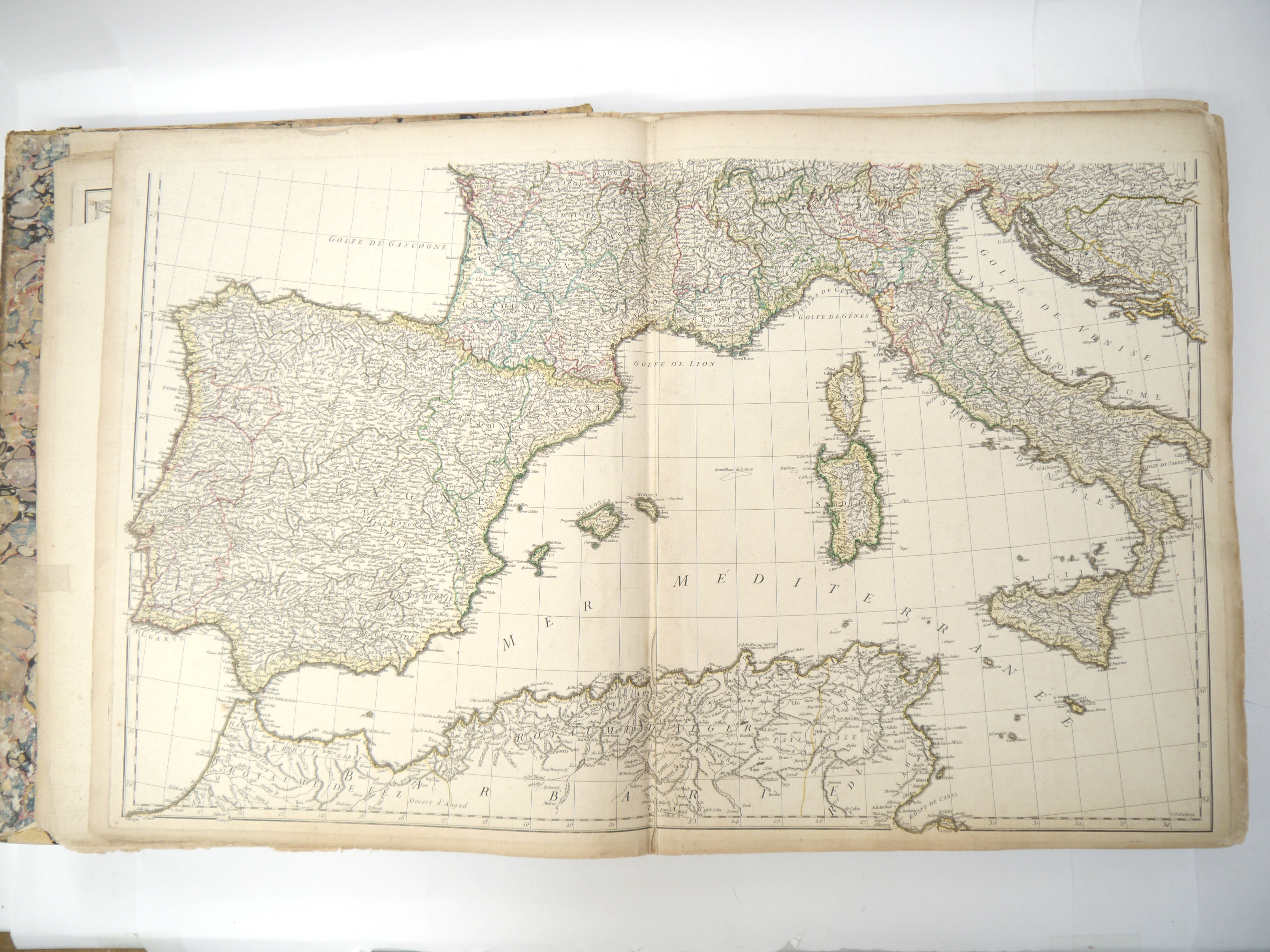 (Atlas.), EARLIEST ISSUES INCLUDING LOUISIANA, JEAN BAPTISTE BOURGUIGNON D’ANVILLE. A Composite - Image 13 of 33