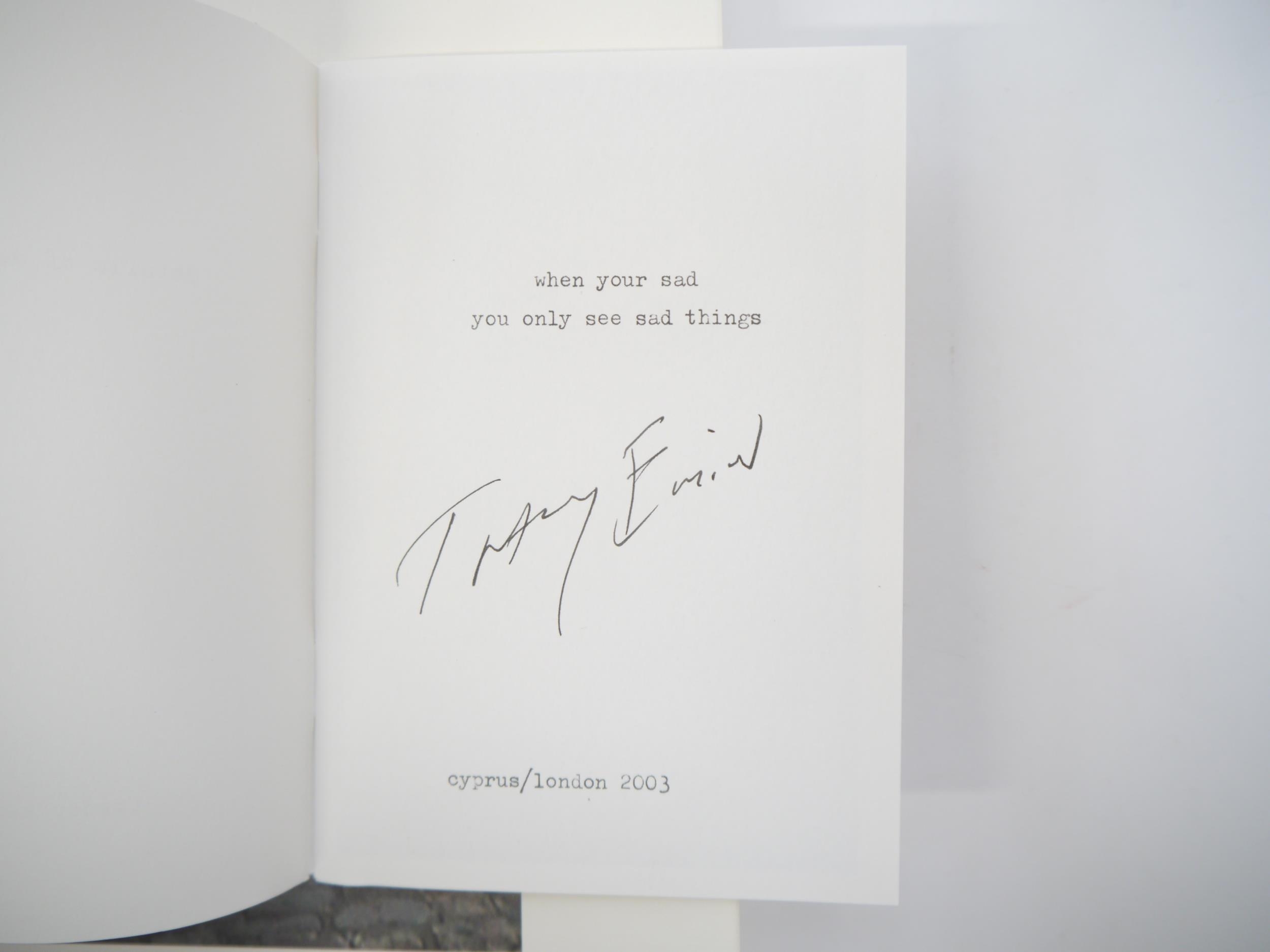 Tracey Emin, 2 titles: 'Details of Depression', Cyprus & London, 2003, number 347 [of 1000 - Bild 2 aus 3