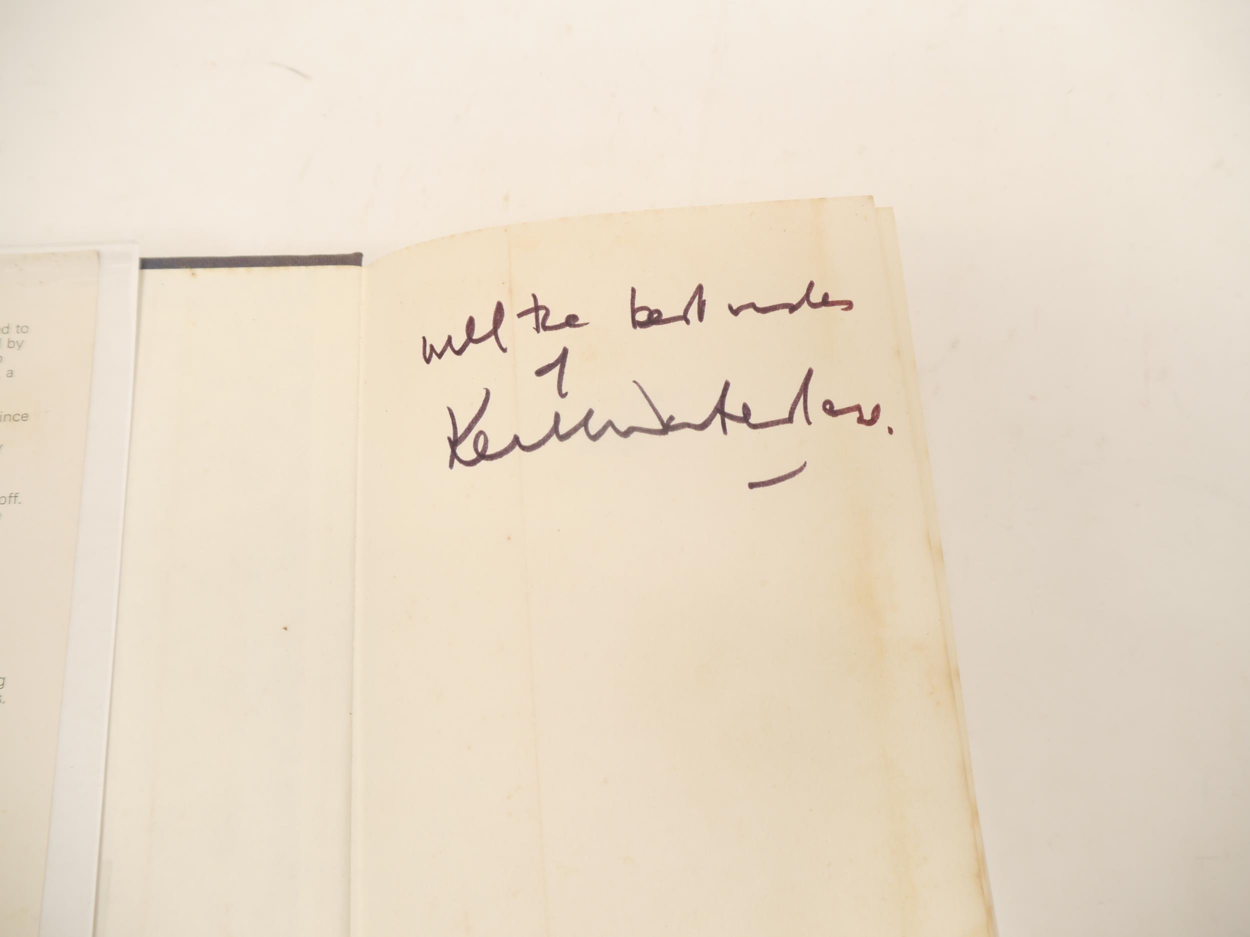 Keith Waterhouse: 'Billy Liar on the Moon', London, Michael Joseph, 1975, 1st edition, signed & - Bild 3 aus 3