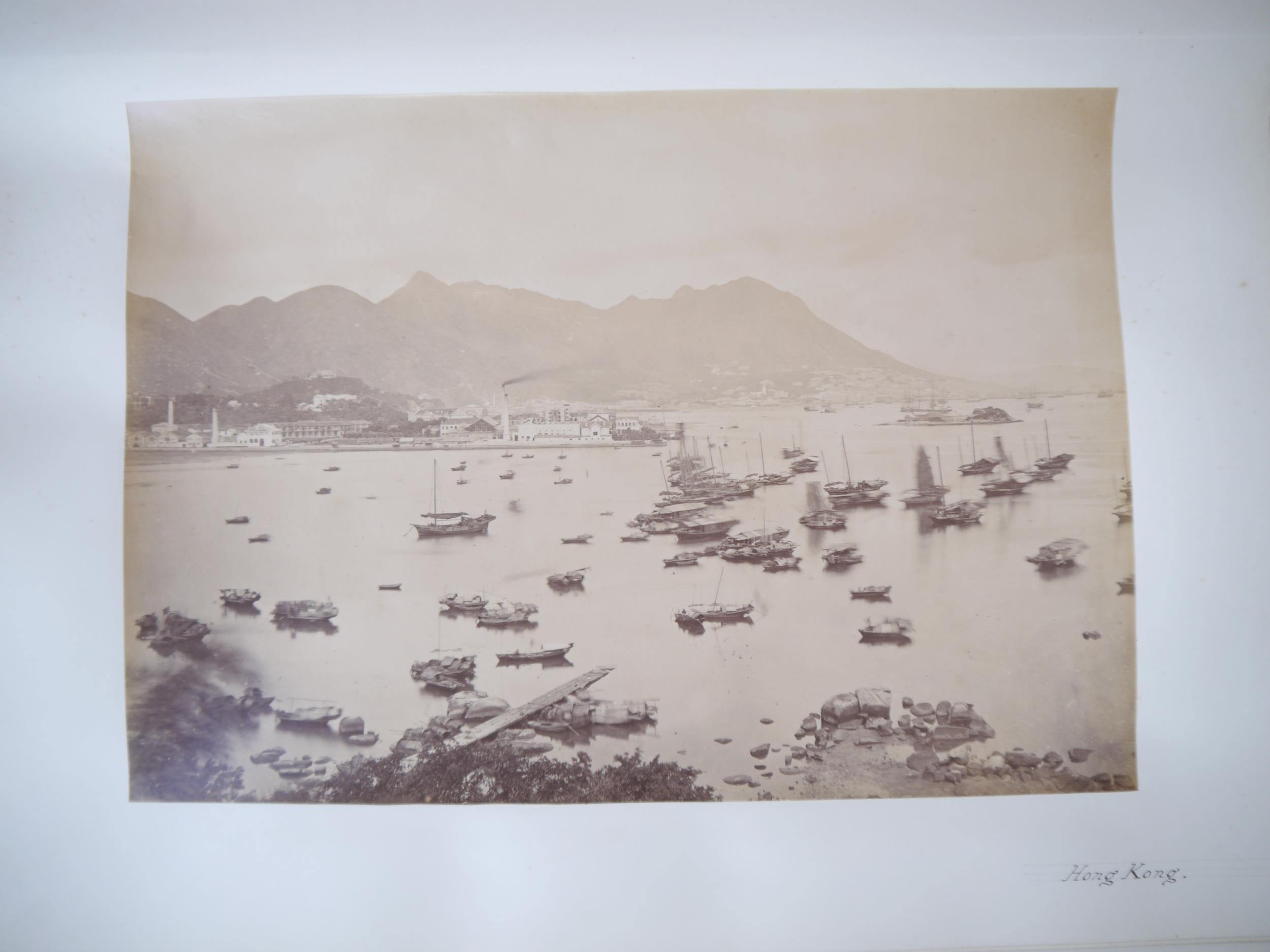 (Lai Afong, China, Canton, Hong Kong, Singapore, Asia.) Three large photograph albums containing - Image 34 of 86