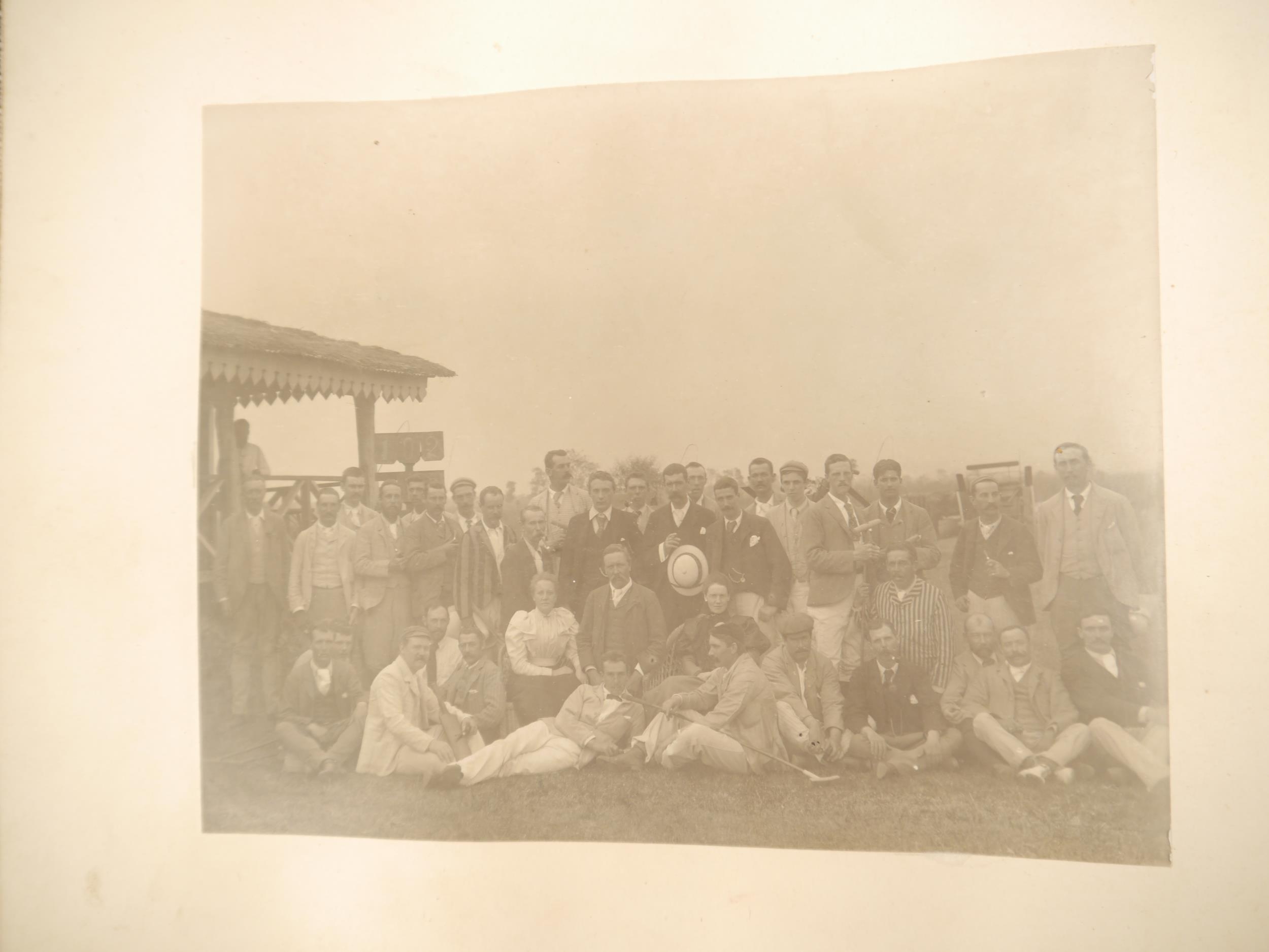 A victorian photograph album circa 1860's/ 70's containing approx 75 mounted albumen print - Bild 8 aus 40