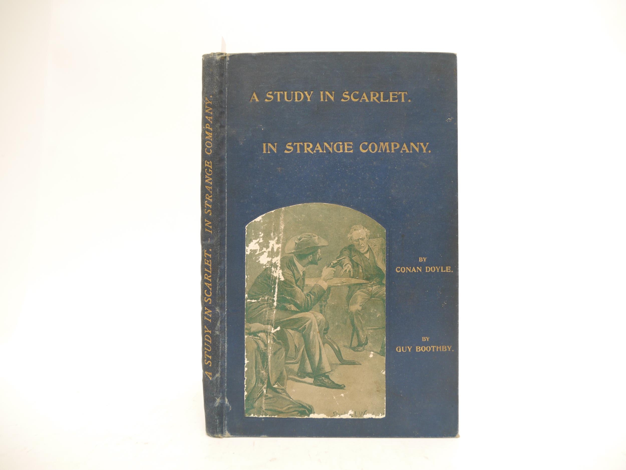 Arthur Conan Doyle: 'A Study in Scarlet', London, Ward Lock, 1895, 64pp, b/w illustrations by