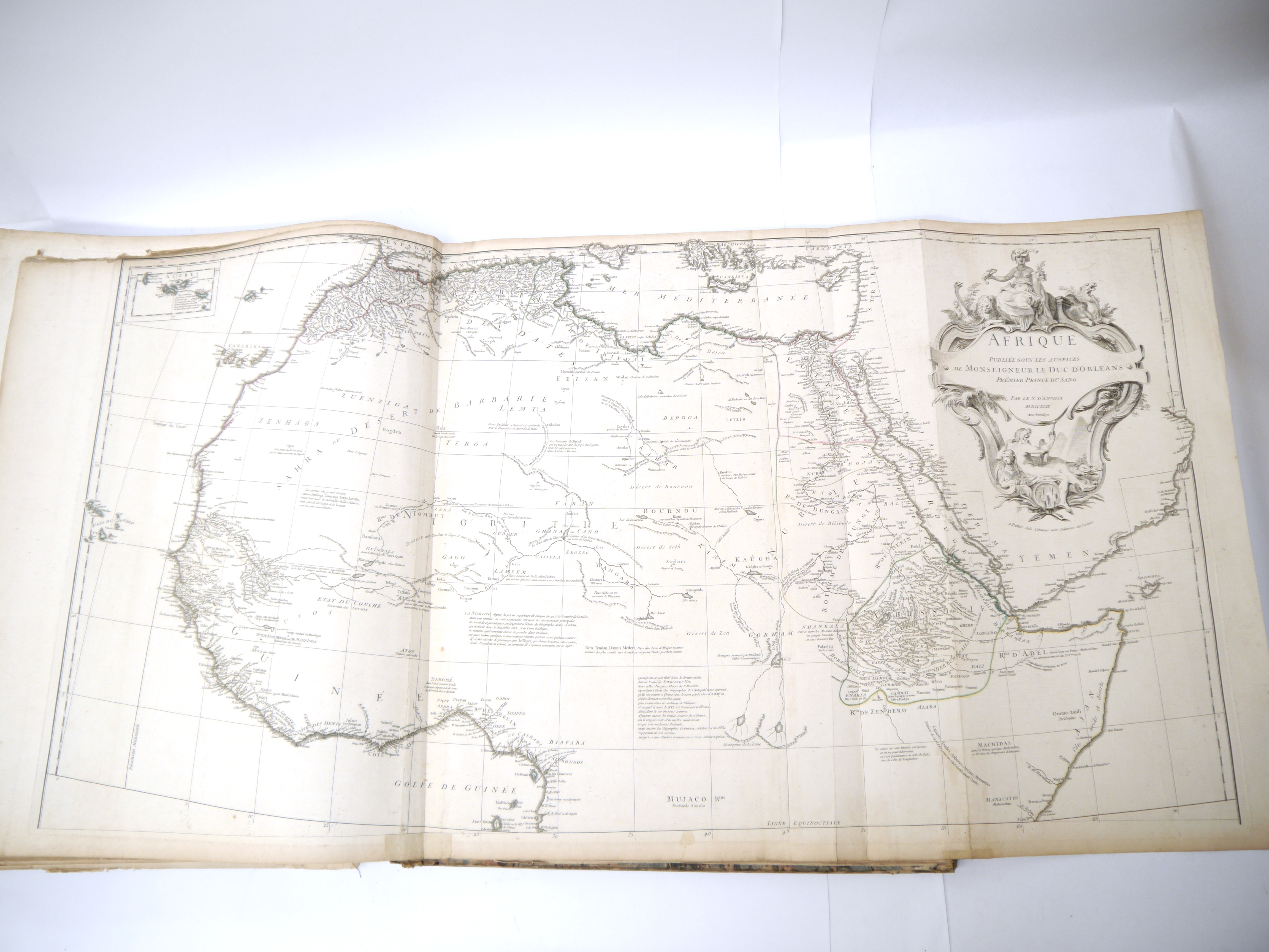 (Atlas.), EARLIEST ISSUES INCLUDING LOUISIANA, JEAN BAPTISTE BOURGUIGNON D’ANVILLE. A Composite - Image 24 of 33