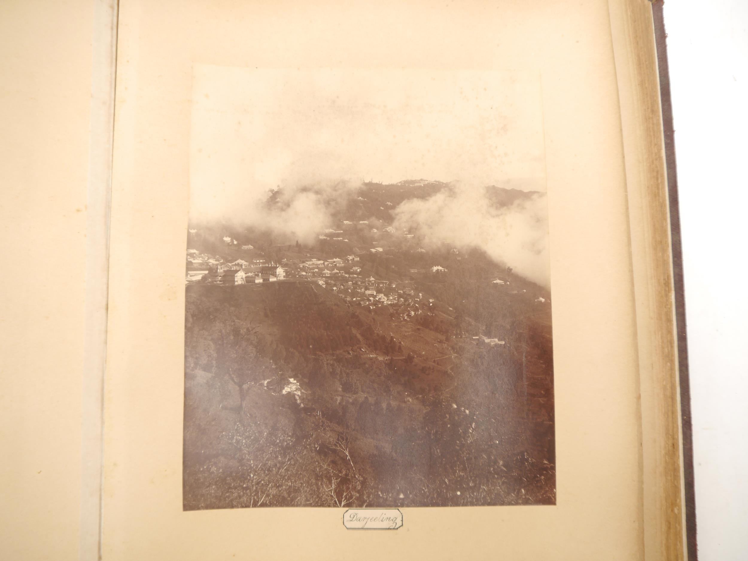 A circa late 19th Century photograph album containing approximately 18 albumen print and other - Bild 5 aus 17
