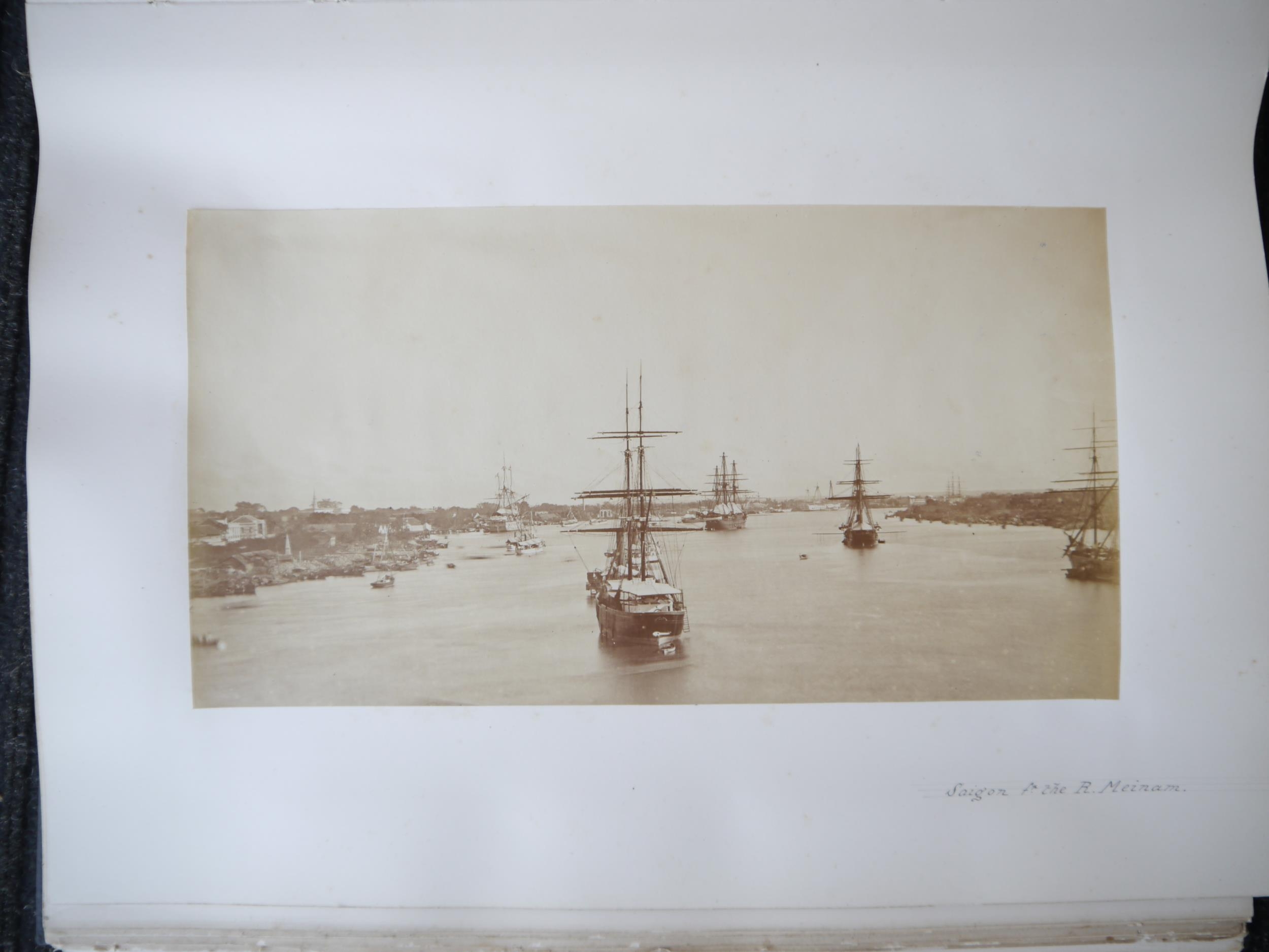 (Lai Afong, China, Canton, Hong Kong, Singapore, Asia.) Three large photograph albums containing - Image 32 of 86