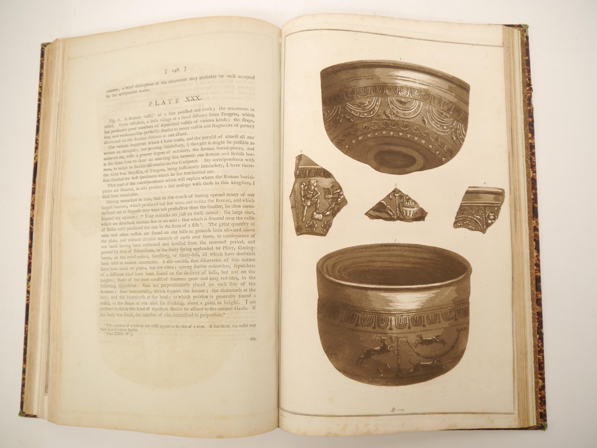 (Great Britain Antiquities, Tombs.) James Douglas: 'Nenia Britannica: or, A Sepulchral History of - Bild 3 aus 5