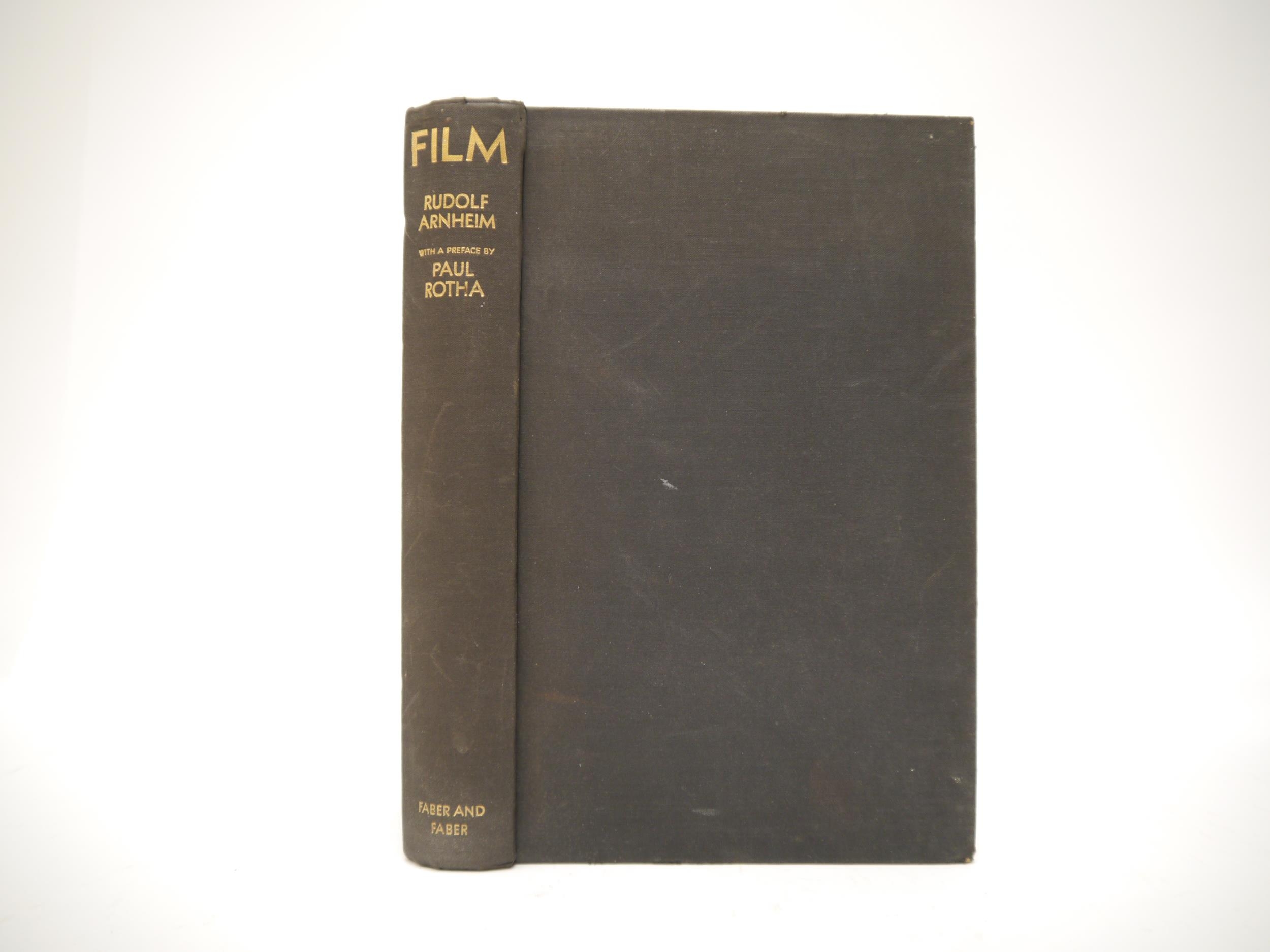 Rudolf Arnheim; Paul Rotha (preface): '[Film als Kunst] Film', London, Faber & Faber, 1933, 1st UK - Bild 2 aus 2