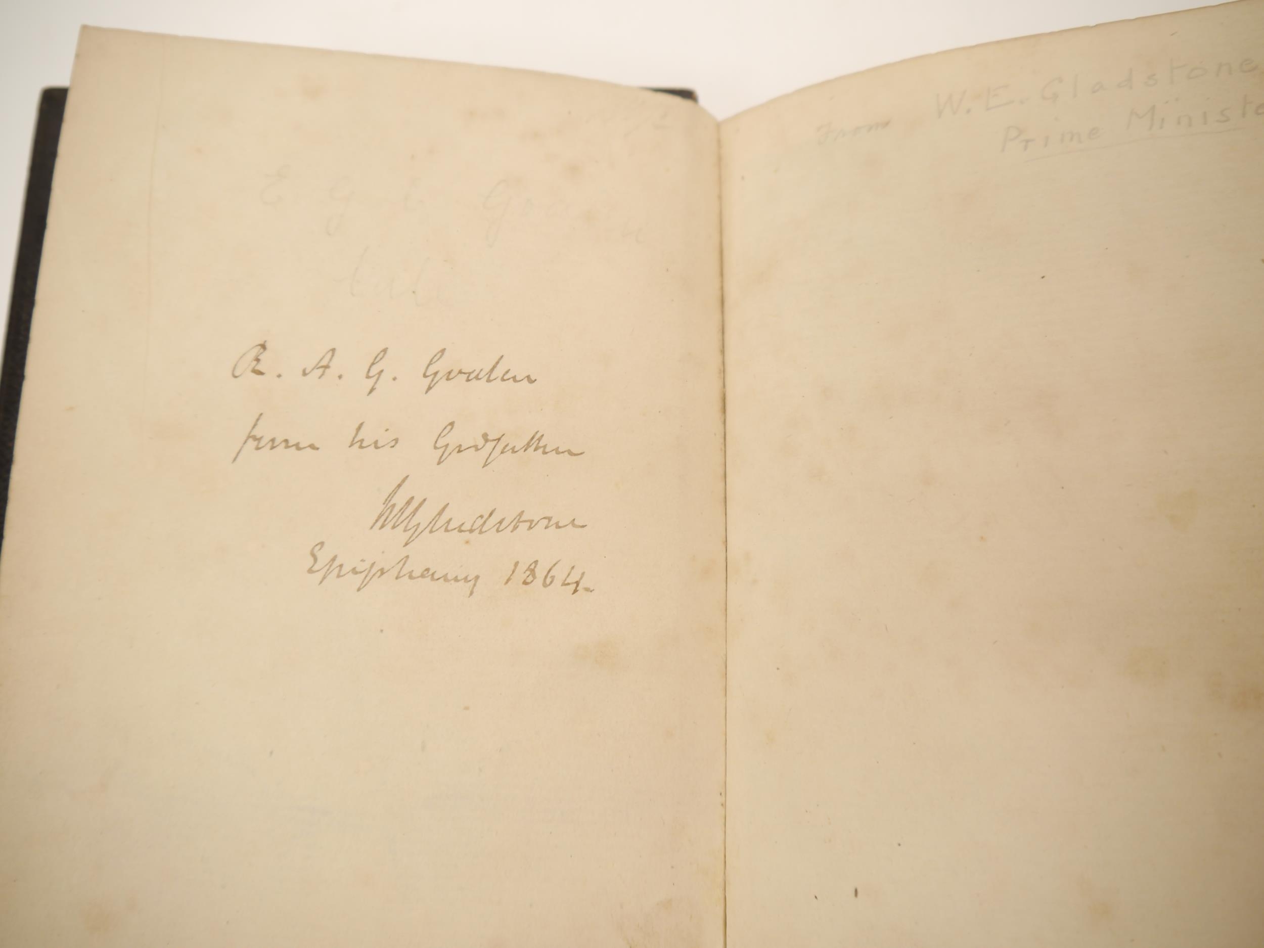 'The Book of Common Prayer', London, William Pickering, 1853, signed & inscribed presentation copy - Image 2 of 4