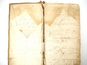 (Suffolk, Wortham.) [Ambrose Wretts.] A large manuscript account book, compiled 1772-1780 in the