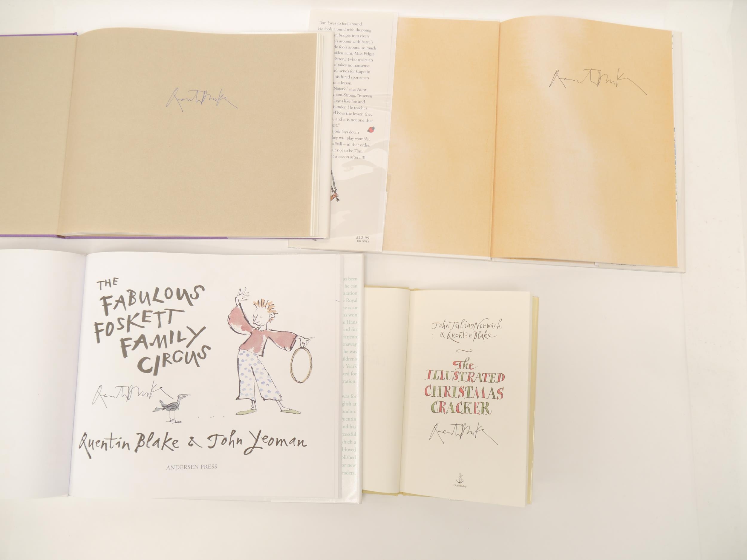 Quentin Blake, 4 titles by/illustrated by him, all signed by him, all original cloth, all in dust - Bild 2 aus 4