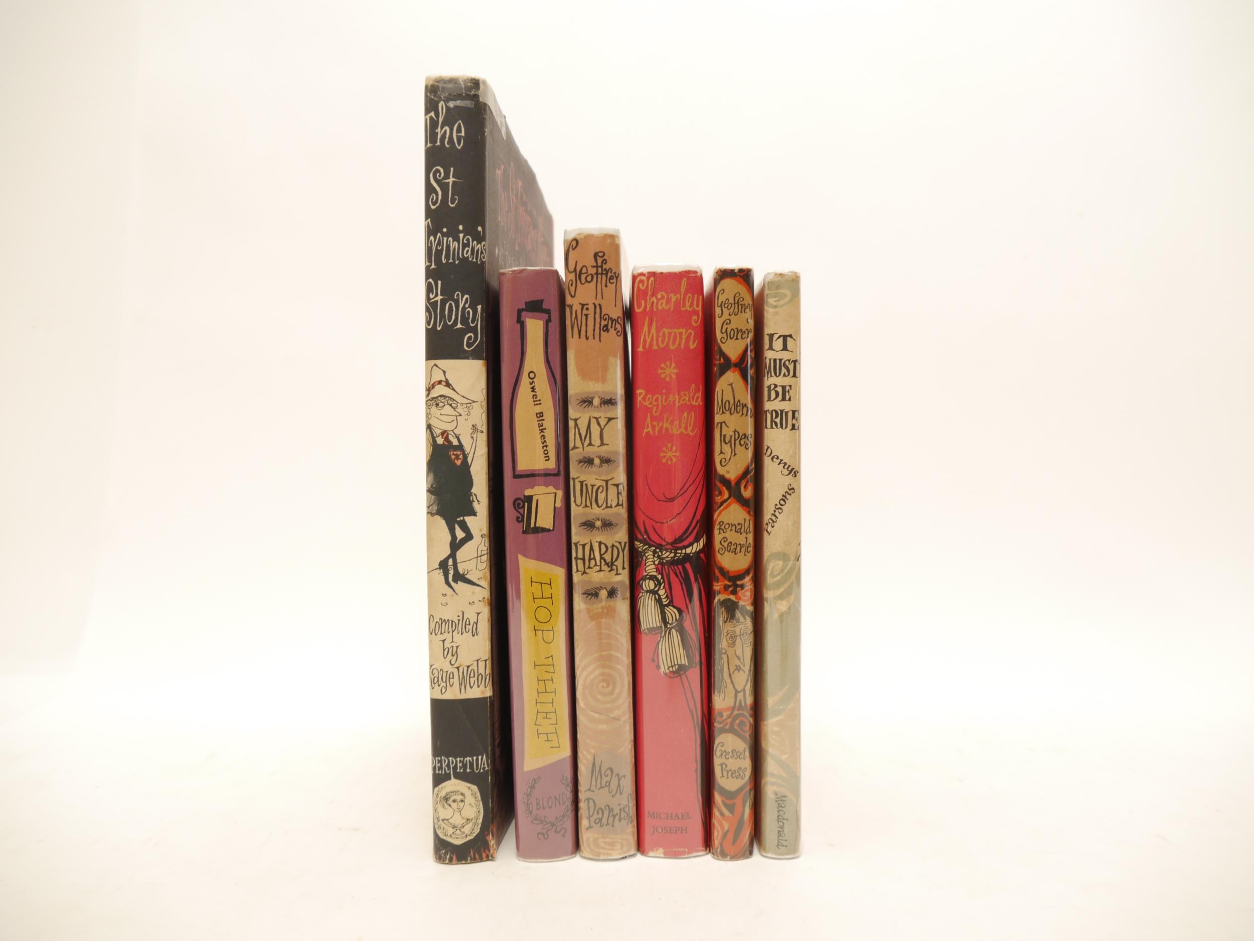 Ronald Searle, 5 illustrated titles, all 1st editions, all original cloth, all in dust wrappers