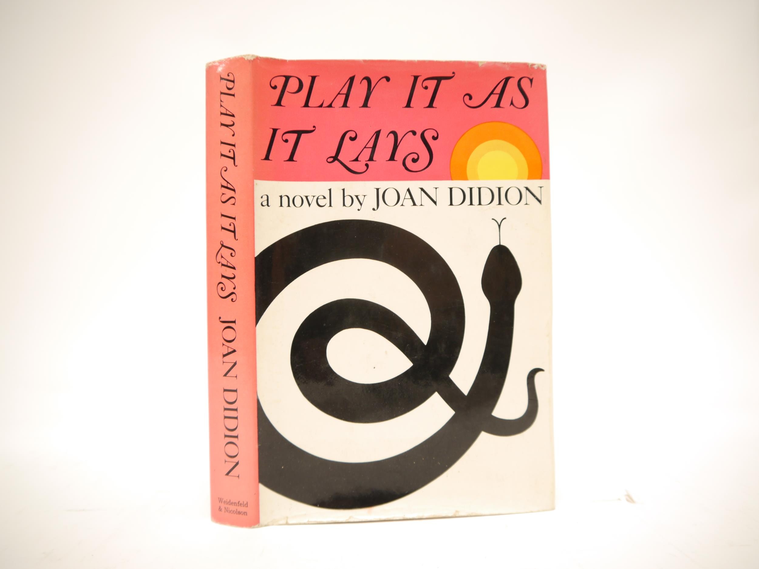 Joan Didion: 'Play It as It Lays', London, Weidenfeld & Nicolson, 1971