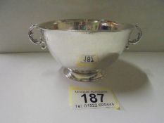 A silver bowl, 1909 London, Harry Freeman, 4.8 oz.