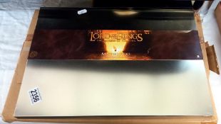 A boxed limited edition master works art of Lord of the rings return of the King lithographic