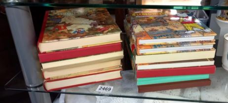 A collection of 11 Rupert annuals (all facsimiles) & other Rupert books