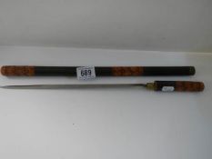 An old sword stick.