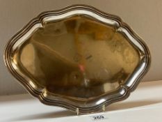 A Goring Sonnemann Silver Wedding Platter Marked to rim Hansch Dresden 835 Silver. A special