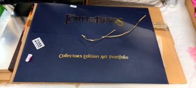 A Lord of the rings collectors edition art portfolio