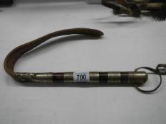 An unusual Mexican horse whip.