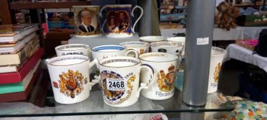 12 Aynsley Coronation mugs