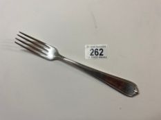 An Adolf Hitler fork, marked AH, Wellner 90, (approx 63g)