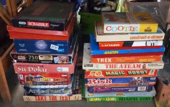 A good lot of games including Scrabble (unused but box open) & Sudoku etc. (All games completeness