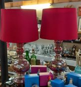 2 large table lamps COLLECT ONLY