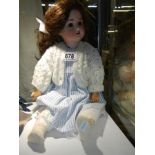 A Special Germany porcelain headed doll.