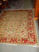 An old wool rug, 158 x 198cm