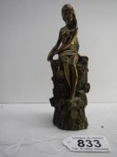 A vintage nymph sculpture by Giovanni Schoeman.