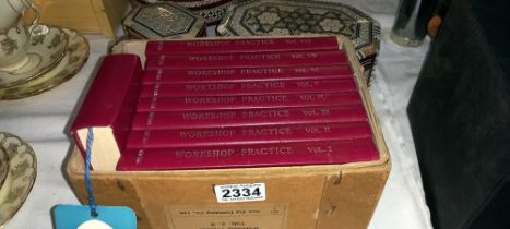 A set of workshop practice books volume I through to Volume VIII and the practical engineer pocket